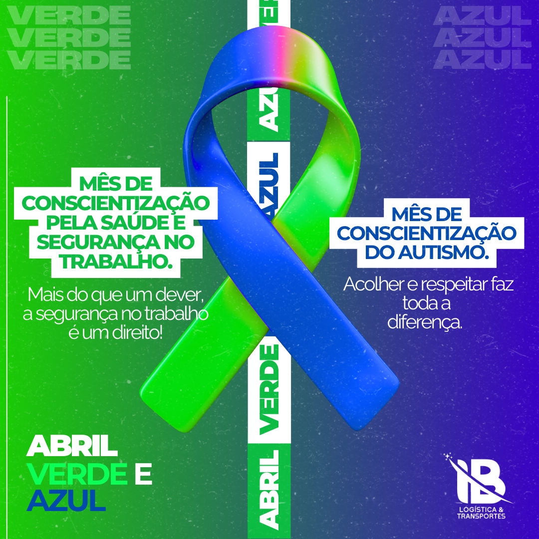 ABRIL AZUL E LARANJA MÊS DA CONCIENTIZAÇÃO DA SAÚDE NO TRABALHO E CONCIENTIZAÇÃO DO AUTISMO